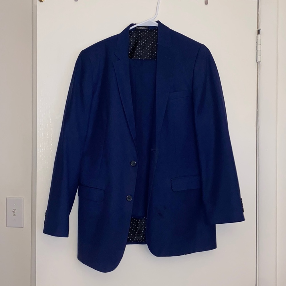 Van Heusen dark blue suit